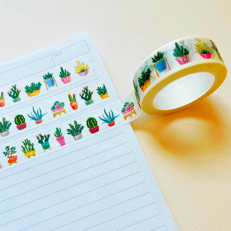 Cactus + Succulent Washi Tape