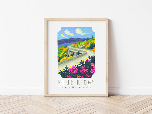 Blue Ridge Parkway National Park Art Print