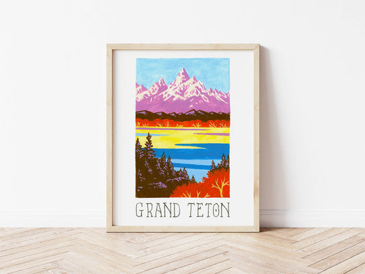 Grand Teton National Park Art Print
