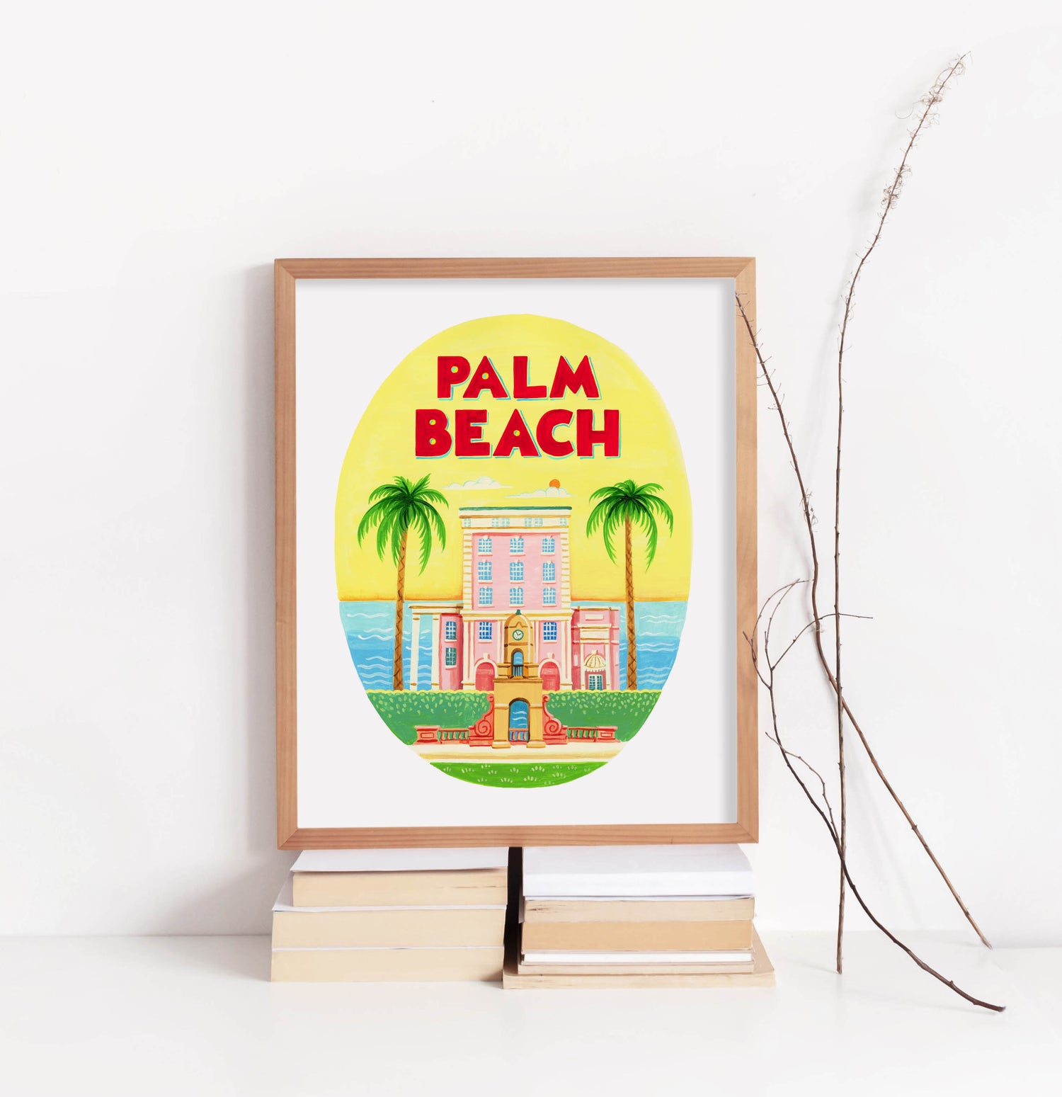 Palm Beach Florida Art Print