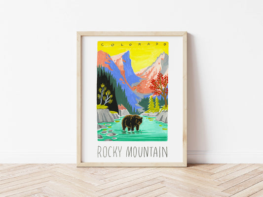 Rocky Mountain National Park Art Print