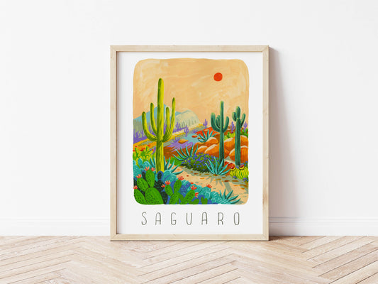 Saguaro National Park Art Print